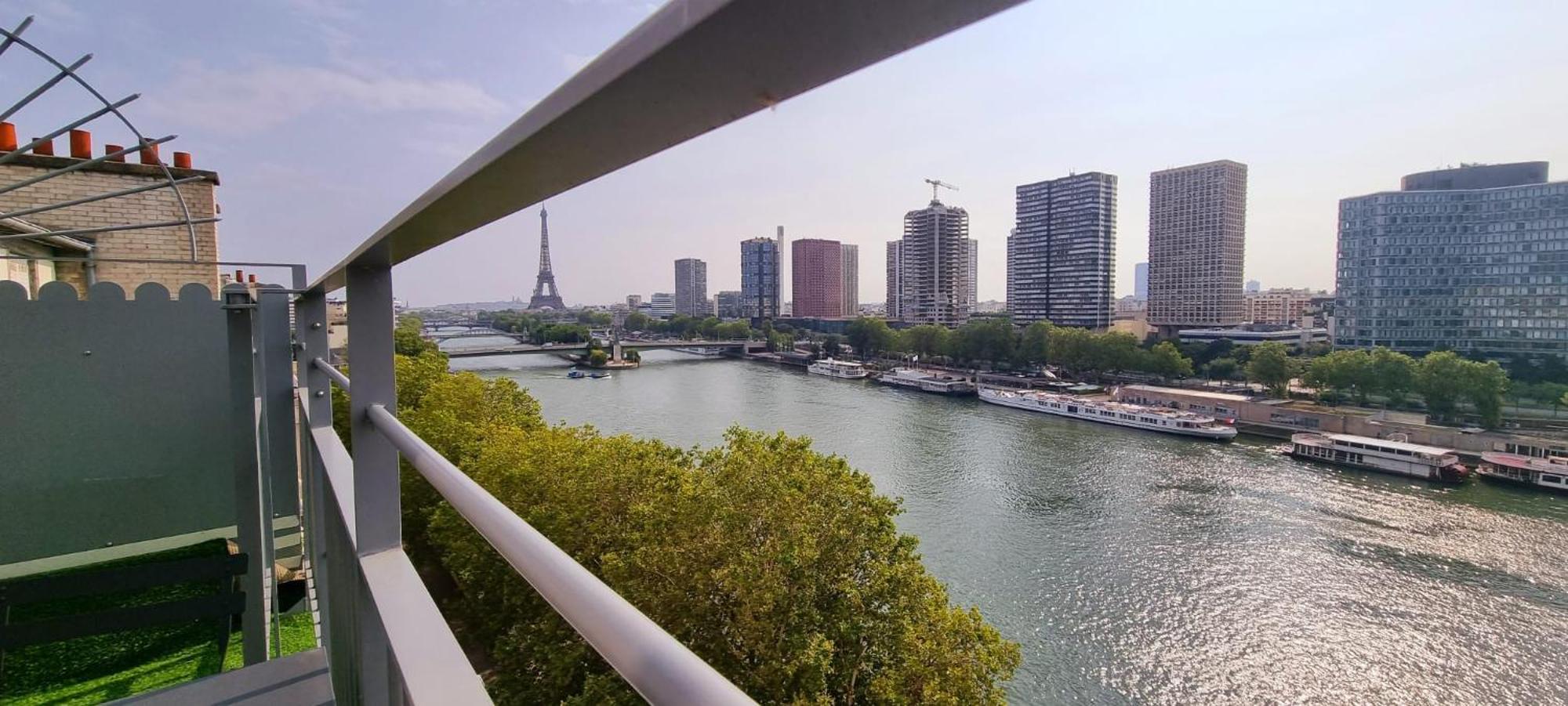 Appartement Vue Tour Eiffel Paris 16 Eme Extérieur photo